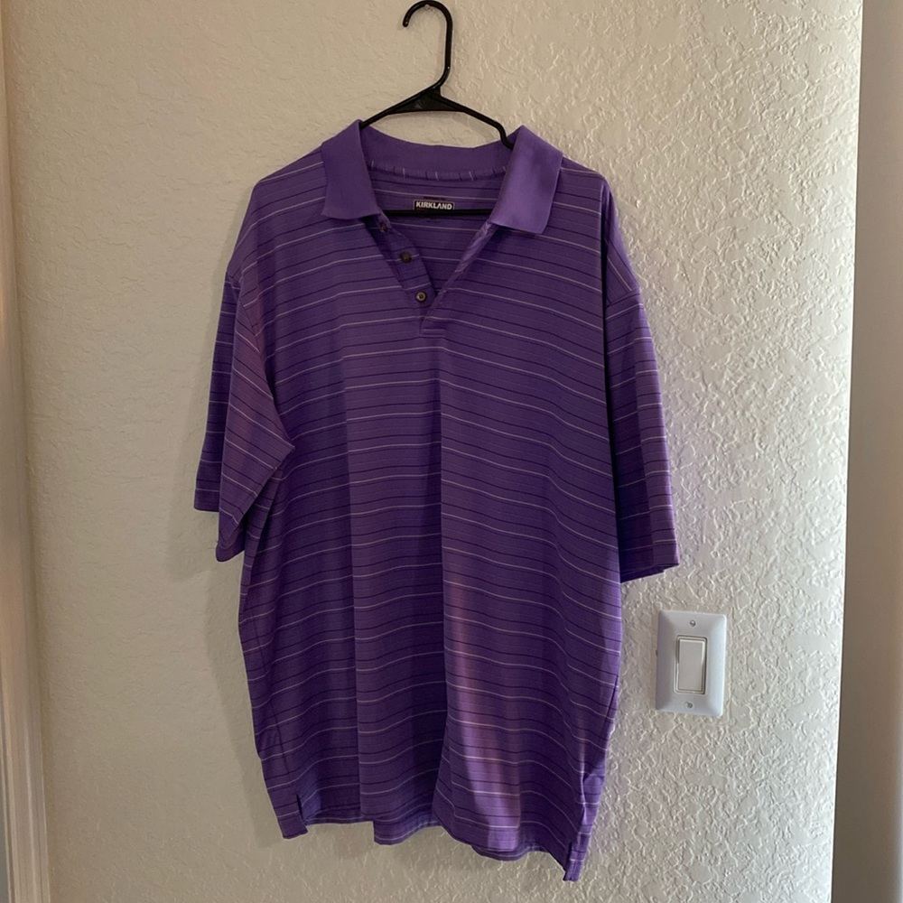 Kirkland Purple Golf Polo XXL